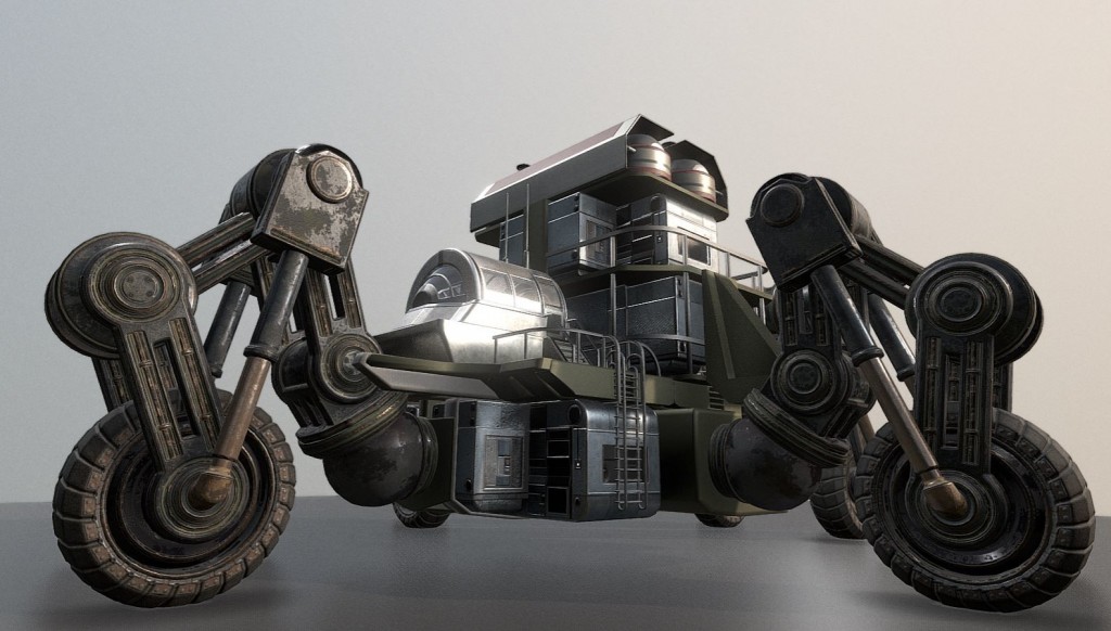 Futuristic Five-Wheeled Building - Five Wheeler  preview image 4